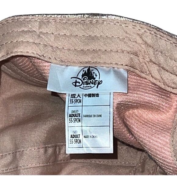 Disney Hat - Baseball Cap - Mickey Mouse Sequined - Rose Gol Disney Parks Metallic Rose Gold Mickey Mouse
Adult Hat New No Tags